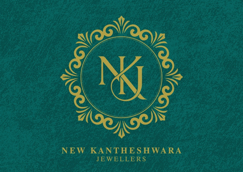 Jewellery shop branding, gold and diamond collection design